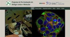 Desktop Screenshot of pgbiocel.ufpr.br