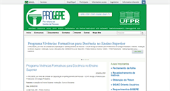 Desktop Screenshot of intranet.prhae.ufpr.br