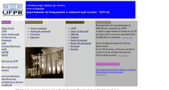 Desktop Screenshot of deplae.ufpr.br