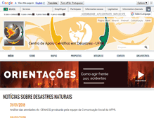 Tablet Screenshot of cenacid.ufpr.br