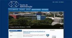 Desktop Screenshot of adm.ufpr.br