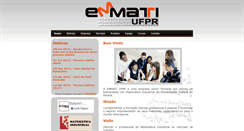 Desktop Screenshot of emmati.ufpr.br