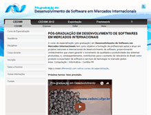Tablet Screenshot of cedsmi.ufpr.br