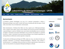 Tablet Screenshot of lhg.ufpr.br