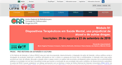 Desktop Screenshot of proec.ufpr.br