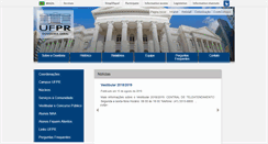 Desktop Screenshot of ouvidoriageral.ufpr.br