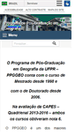 Mobile Screenshot of ppggeografia.ufpr.br