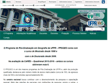 Tablet Screenshot of ppggeografia.ufpr.br