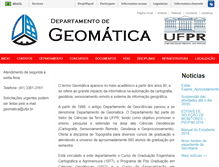 Tablet Screenshot of geomatica.ufpr.br