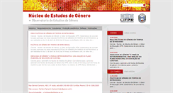 Desktop Screenshot of generos.ufpr.br