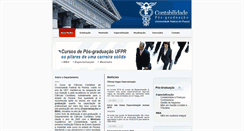 Desktop Screenshot of contabeis.ufpr.br