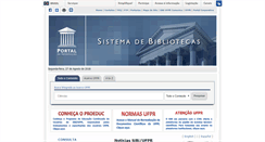 Desktop Screenshot of portal.ufpr.br