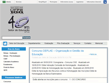 Tablet Screenshot of educacao.ufpr.br