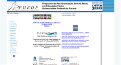 Desktop Screenshot of pgedf.ufpr.br