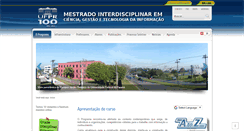 Desktop Screenshot of ppcgi.ufpr.br