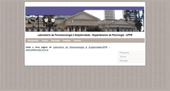 Desktop Screenshot of labfeno.ufpr.br