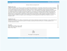 Tablet Screenshot of medicinaesportiva.ufpr.br