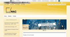 Desktop Screenshot of nac.ufpr.br