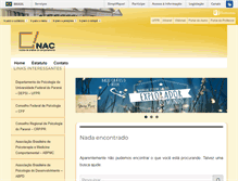 Tablet Screenshot of nac.ufpr.br