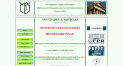 Desktop Screenshot of ppgeq.ufpr.br