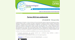 Desktop Screenshot of geotecnologias.ufpr.br